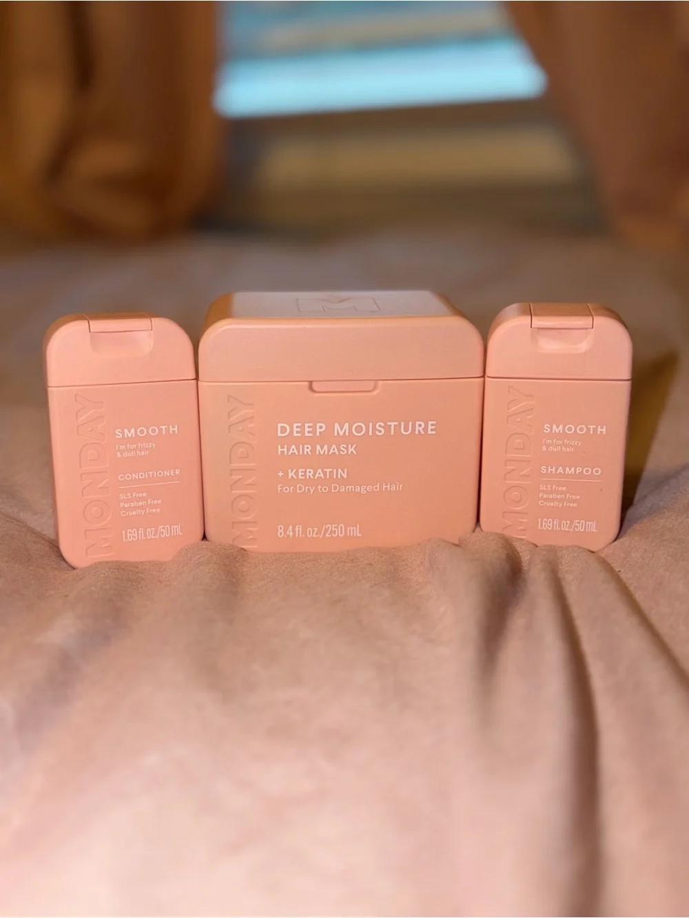 Monday Deep Moisture Hair Mask & Smooth Shampoo + Conditioner